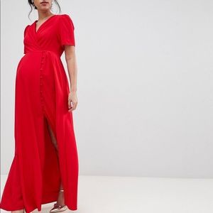ASOS maternity maxi dress